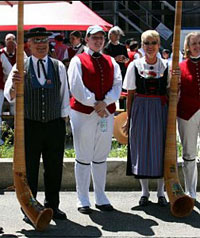 Me with Alphorn Players and the Despicable Gaseous Water